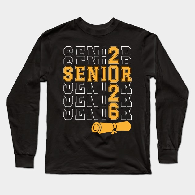 Class of 2026 senior gift Long Sleeve T-Shirt by chems eddine
